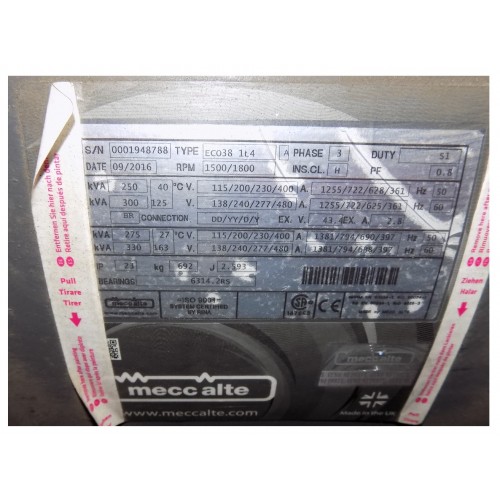 Mecc Alte ECO38-1L SAE 2/11,5 (200 кВт)