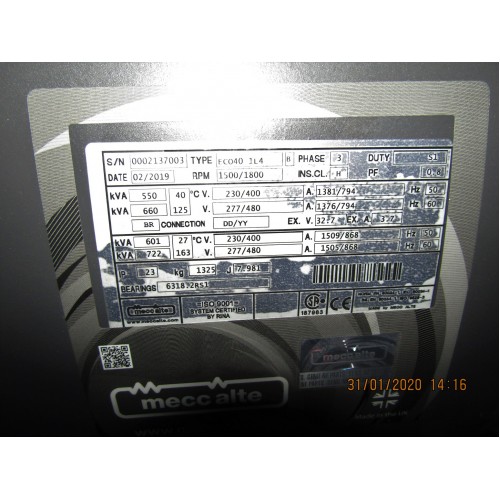 Mecc Alte ECO40-1L SAE 1/14 (440 кВт)